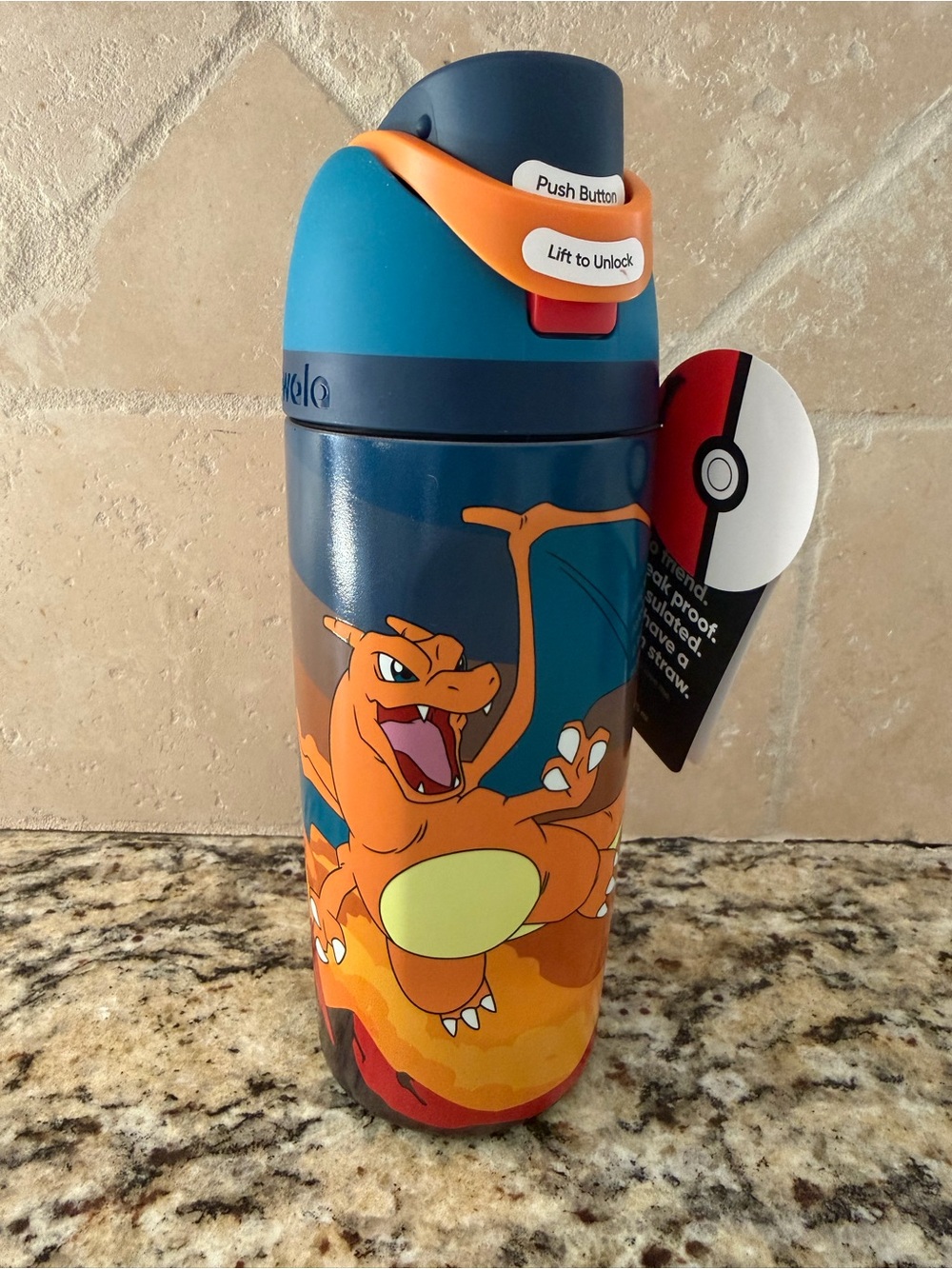 Owala 16 fl oz Stainless Steel Special Edition FreeSip Water Bottle - Charizard